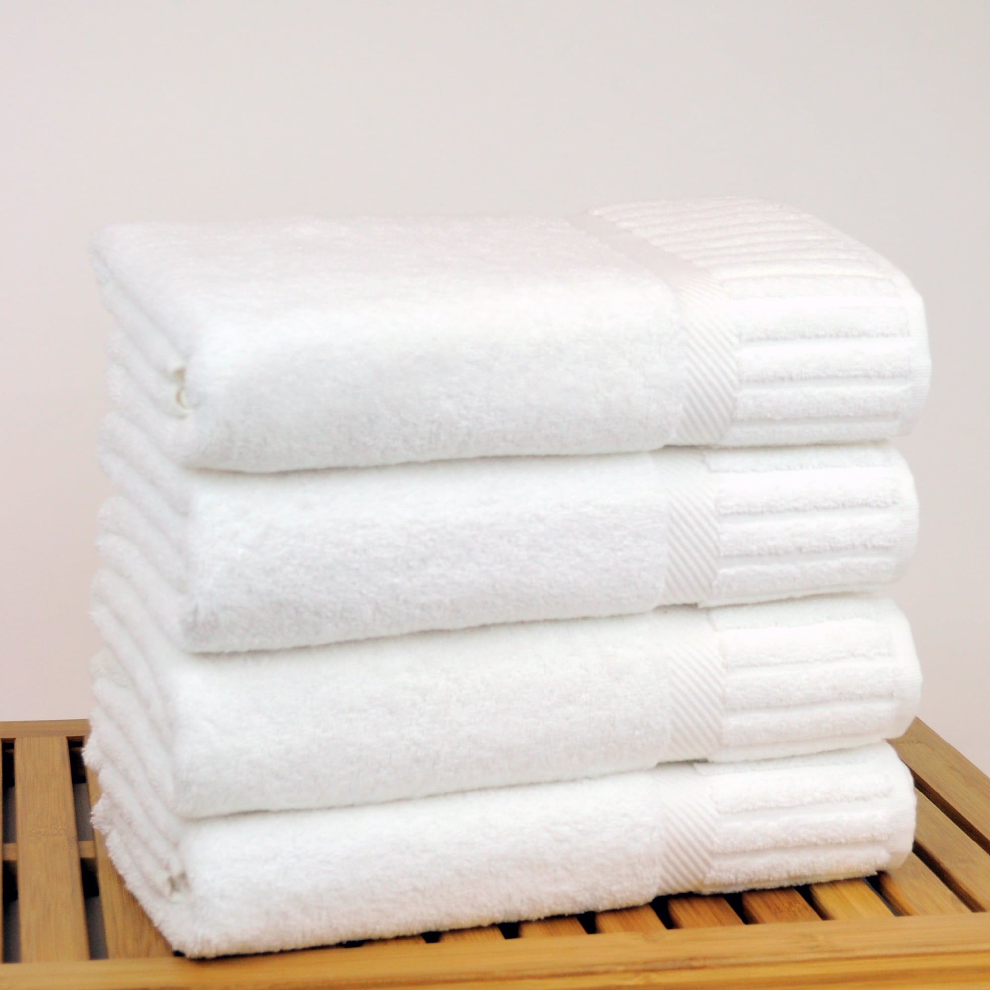 Luxury Hotel and Spa 100-percent Genuine Turkish Cotton Bath Towels Piano  Key (Set of 4) - Bed Bath & Beyond - 10102607