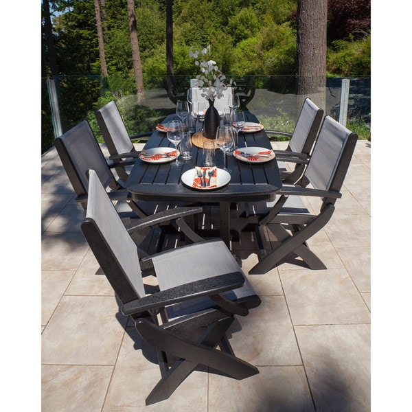 overstock patio dining chairs cosco outdoor polywood coastal 7piece outdoor dining set shop free shipping overstock patio dining chairs cosco outdoor polywood coastal 7piece outdoor dining set shop free shipping