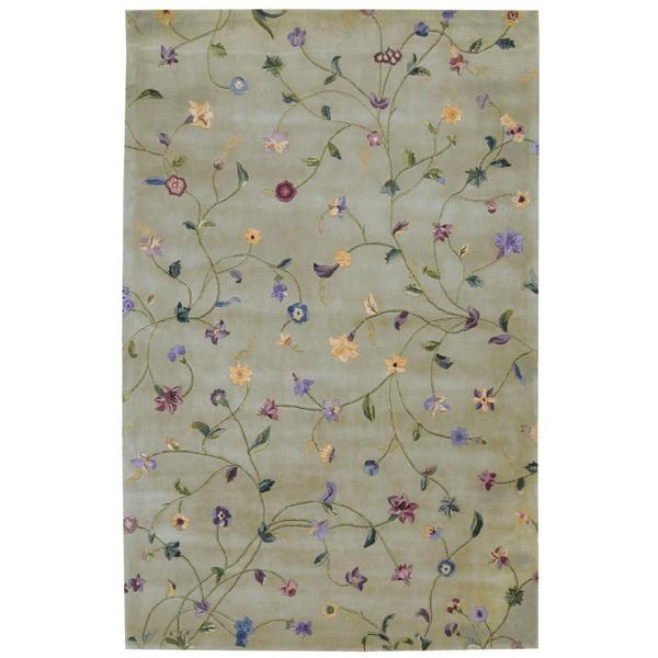 Rug Squared Beaumont Light Green Rug - 5'3" x 8'3"