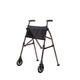 preview thumbnail 1 of 5, Stander EZ Fold-N-Go Walker Folding Travel Walker with Locking-swivel Wheels and Organizer Pouch