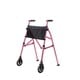 preview thumbnail 3 of 5, Stander EZ Fold-N-Go Walker Folding Travel Walker with Locking-swivel Wheels and Organizer Pouch