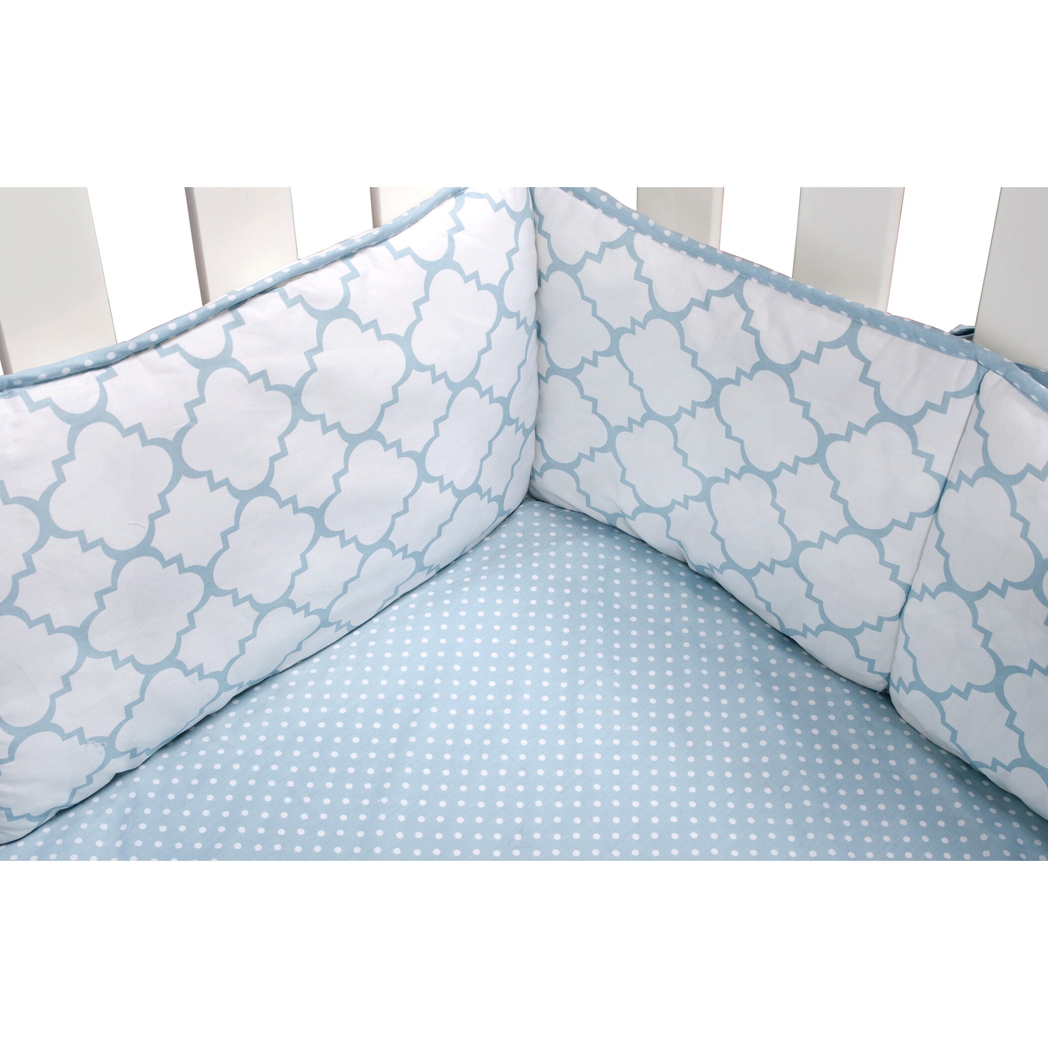 Shop Trend Lab Blue Sky Crib Bumpers Overstock 10105620