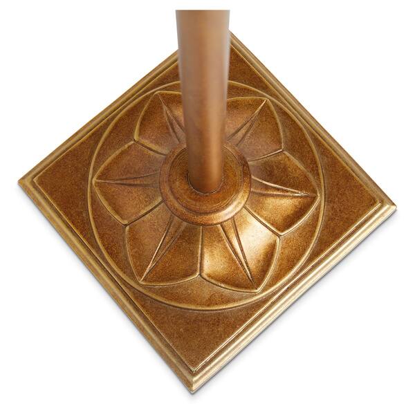 Shop Alexandra Antiqued Gold Pineapple 61 Inch Floor Lamp By