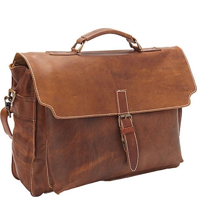 soft leather laptop bag