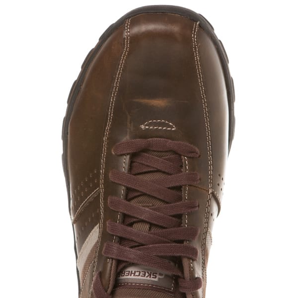 Shop Skechers Usa Relaxed Fit Leather Bike Toe Lace Up With