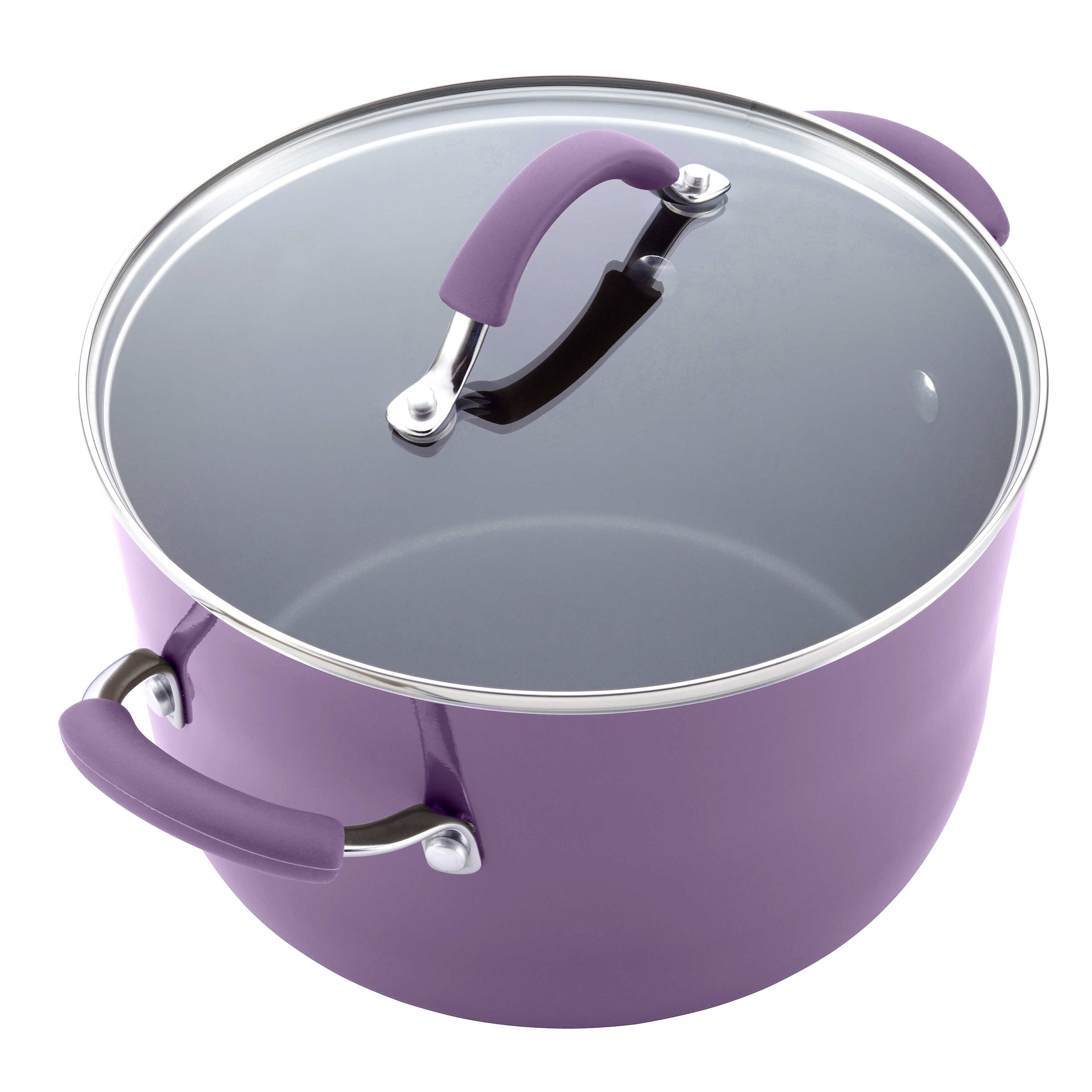 Seventh Avenue 10-Piece Nonstick Flair Cookware Set  Purple kitchen  accessories, Purple kitchen, Purple home