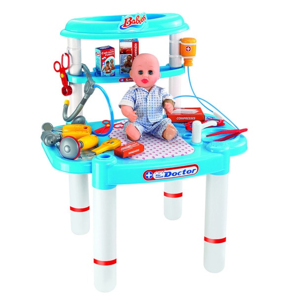 smoby doctor playset trolley with accessories and sounds