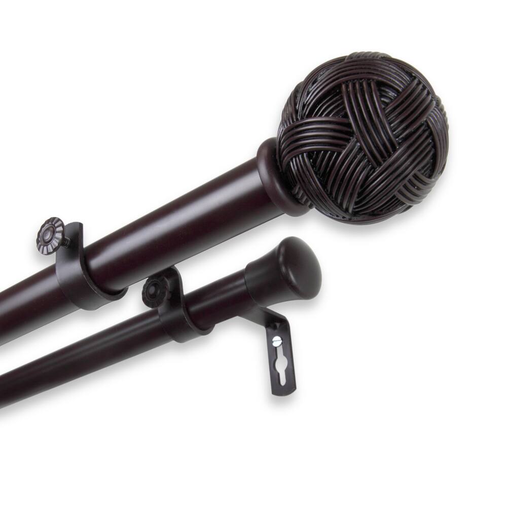 InStyleDesign Winona Adjustable Double Curtain Rod