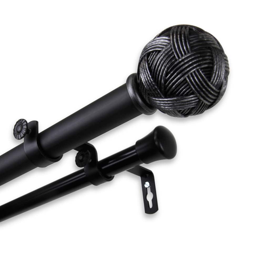 InStyleDesign Winona Adjustable Double Curtain Rod