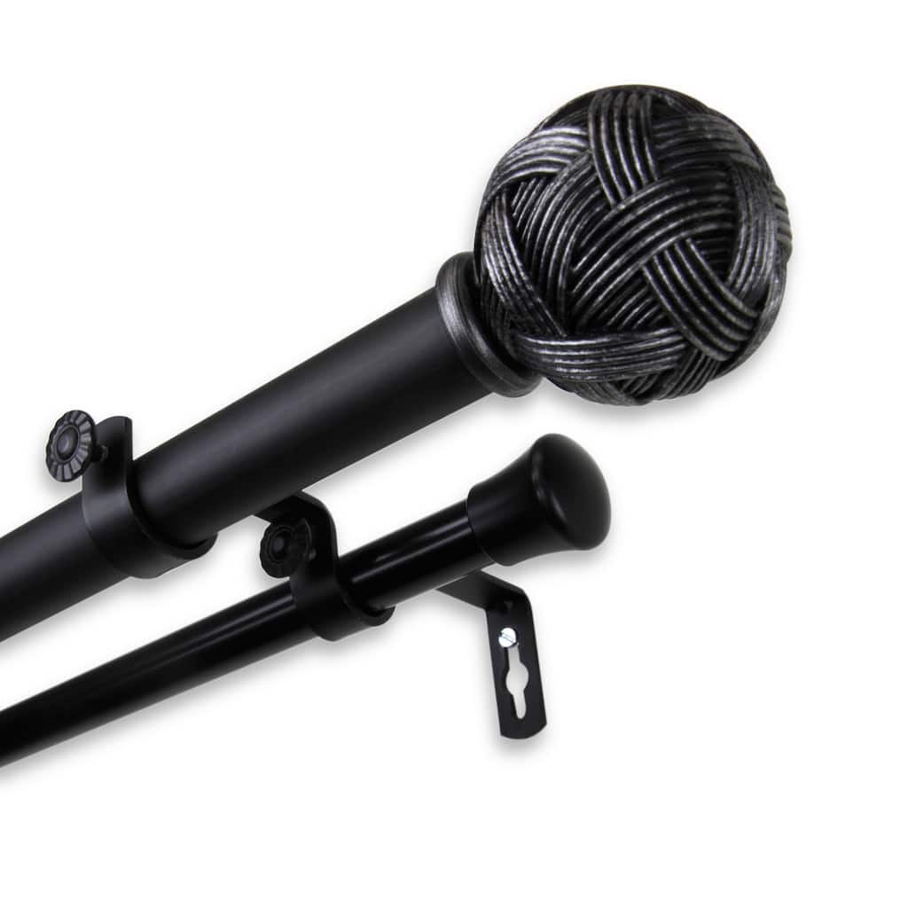 InStyleDesign Winona Adjustable Double Curtain Rod