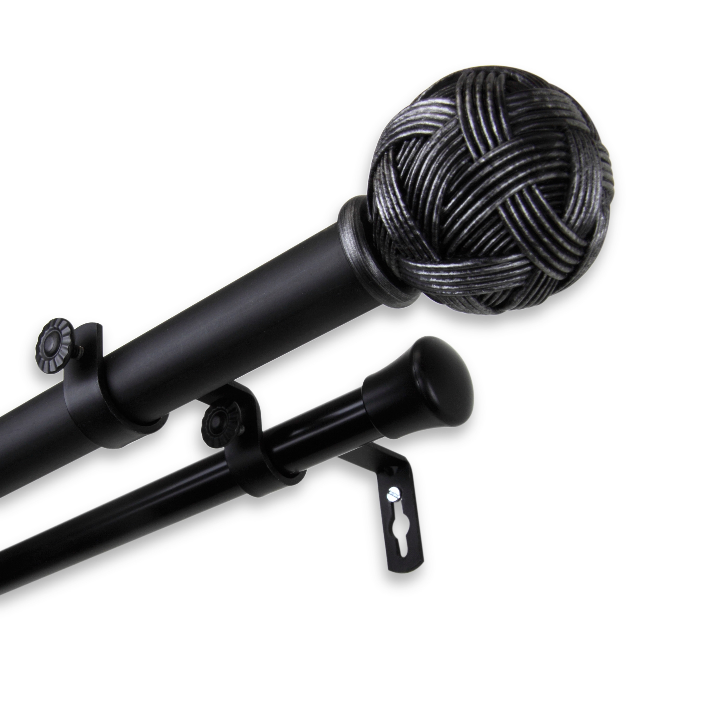 InStyleDesign Winona Adjustable Double Curtain Rod
