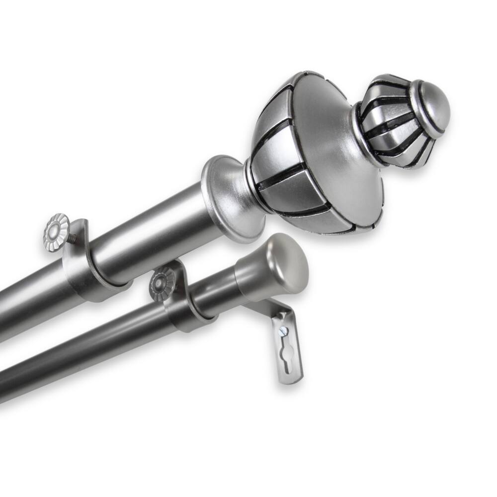 InStyleDesign Oden Adjustable Double Curtain Rod