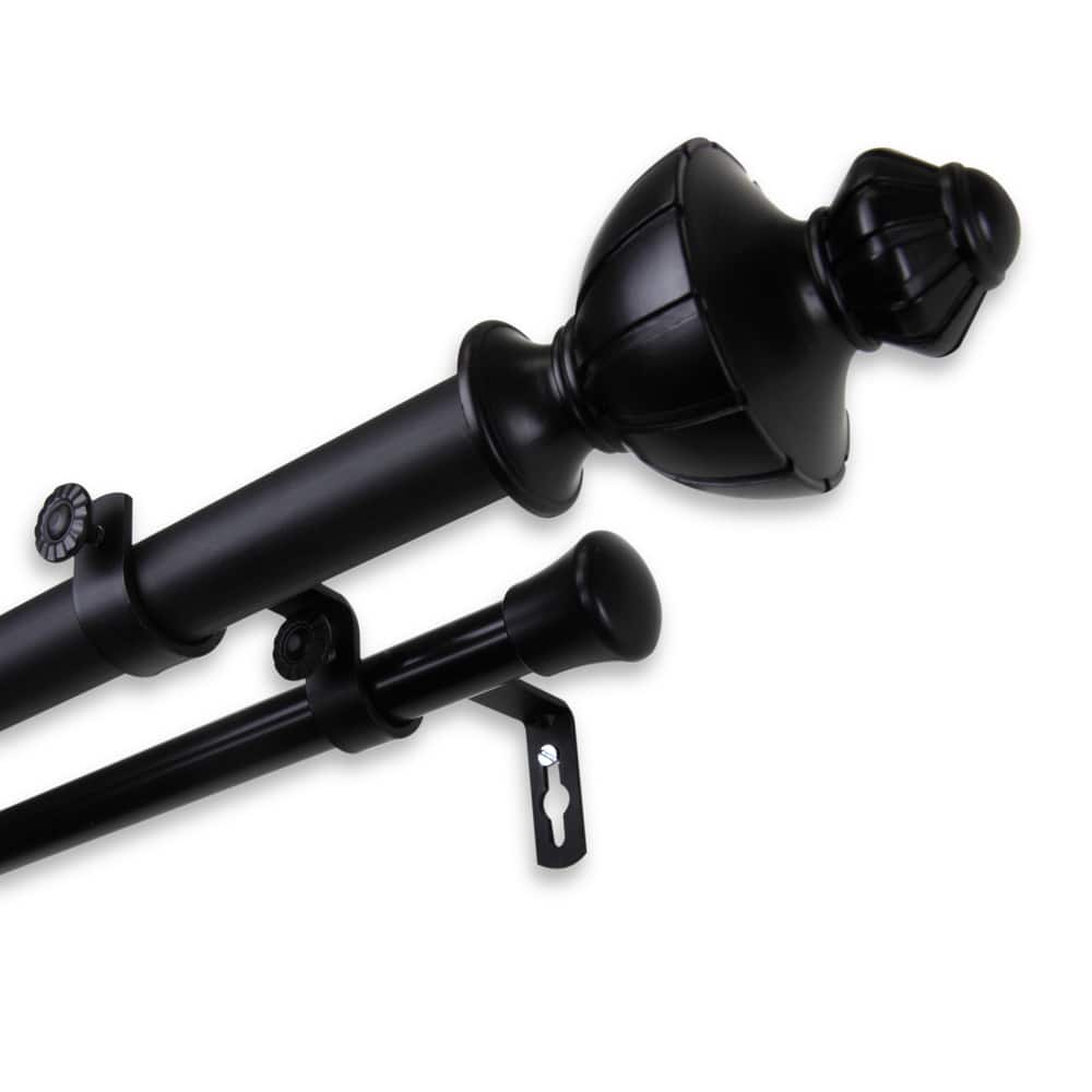 InStyleDesign Oden Adjustable Double Curtain Rod