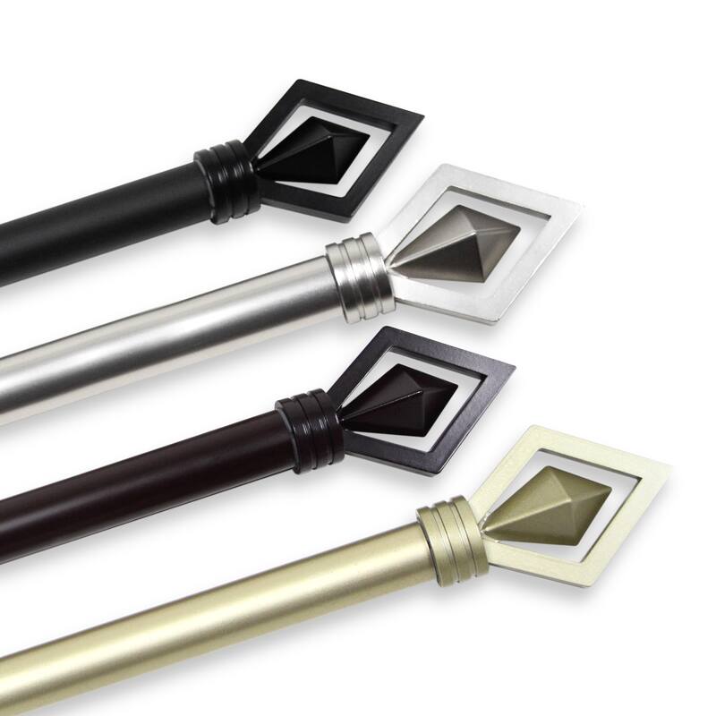 InStyleDesign Crystal Adjustable Curtain Rod