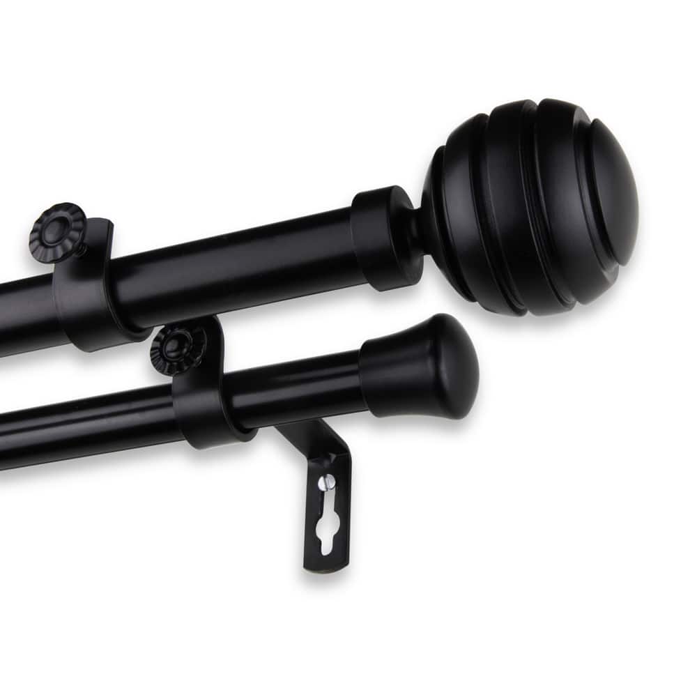 InStyleDesign Piper Adjustable Double Curtain Rod