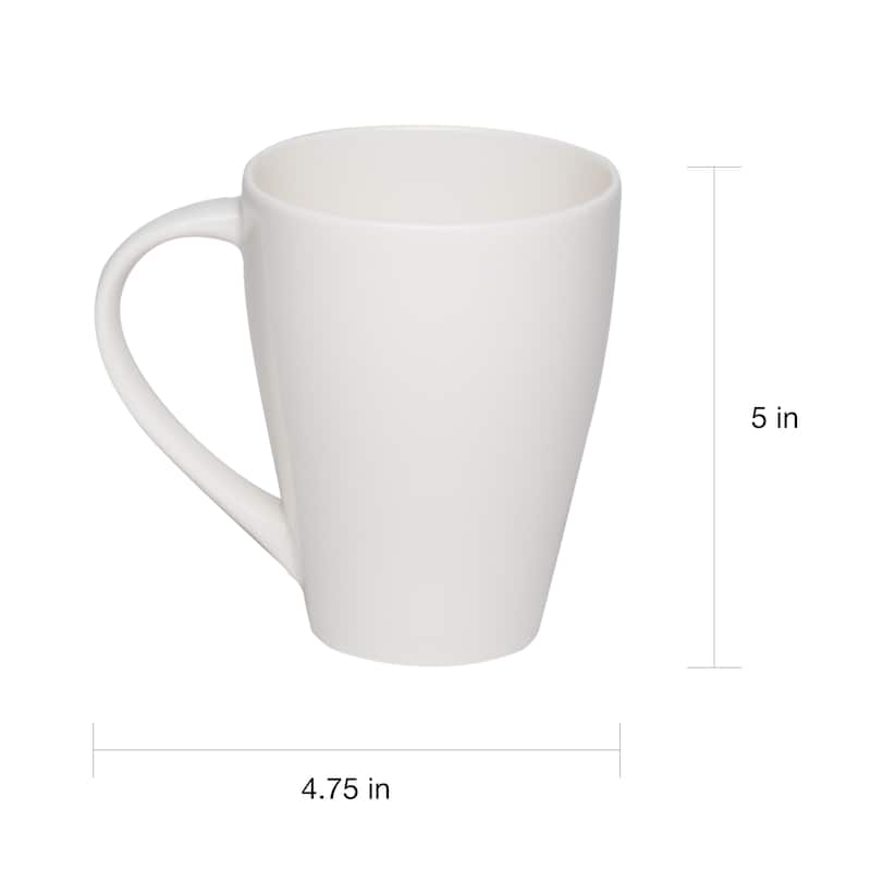 Whisper White Mug 14oz (Set of 6)
