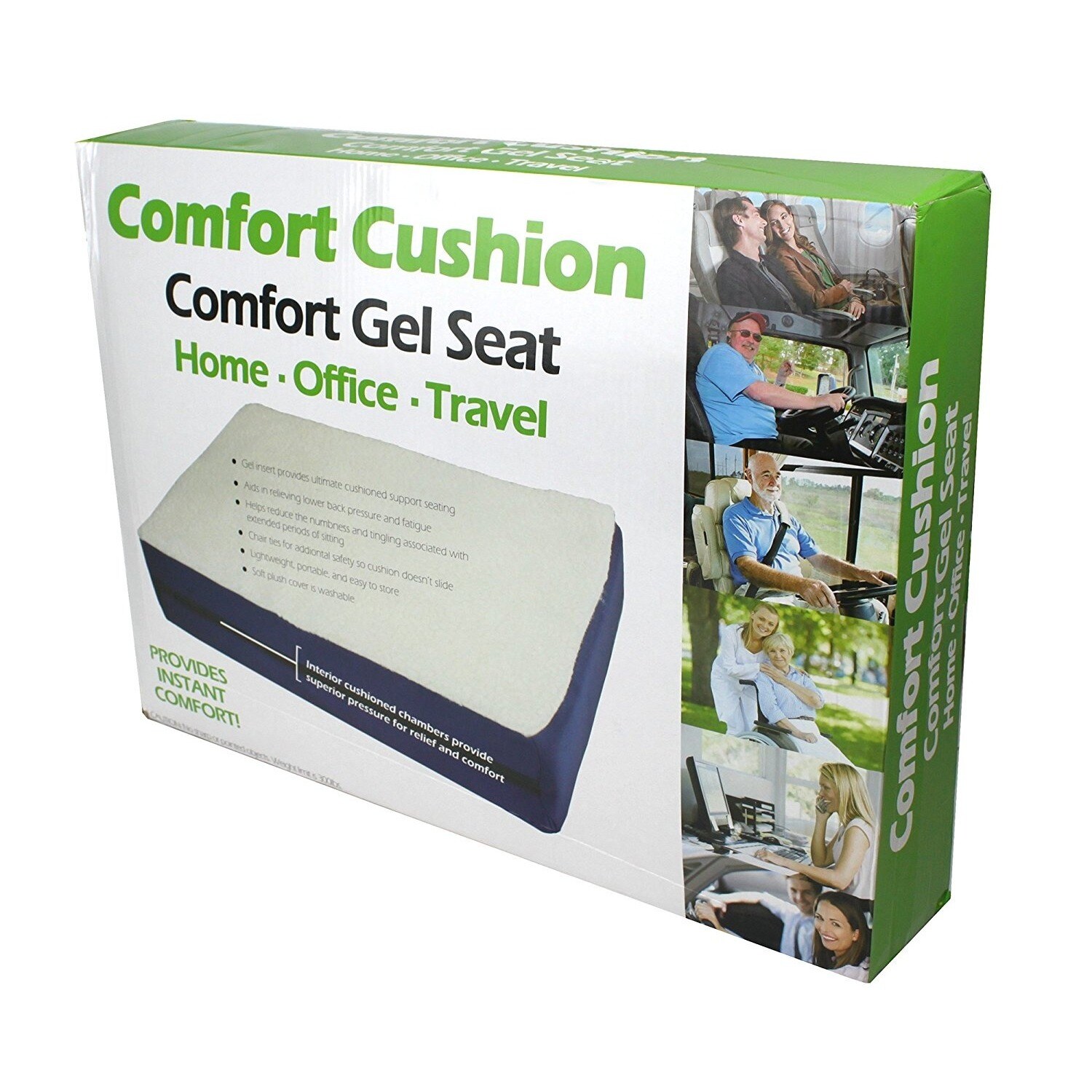 Shop As Seen On Tv Gel Foam Memory Cushion On Sale Free