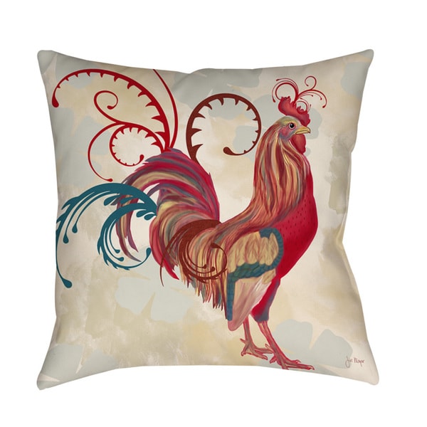 rooster plush pillow