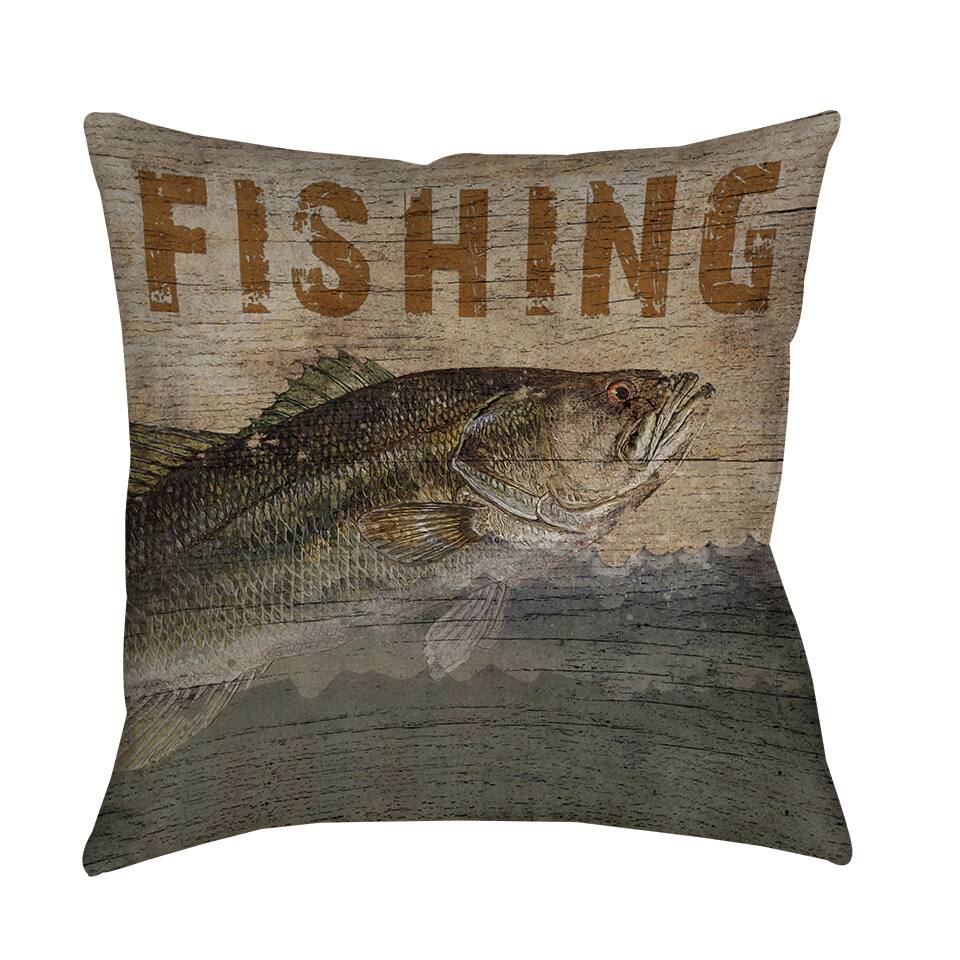 Fishing Decorative Pillow