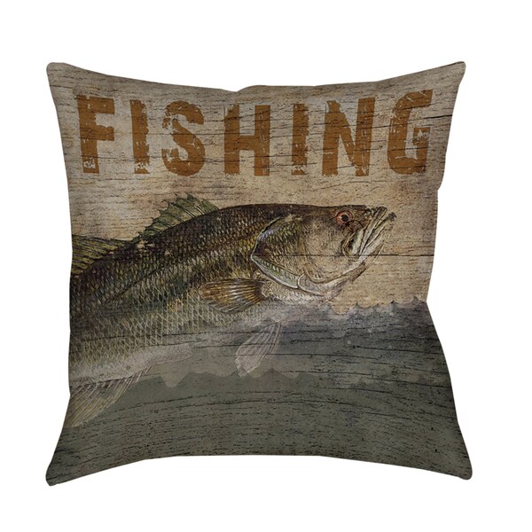 Fishing Indoor/ Outdoor Pillow