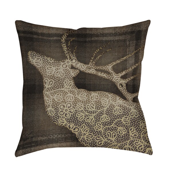 Shop Deer Elegance Decorative Pillow - Free Shipping Today - Overstock ...