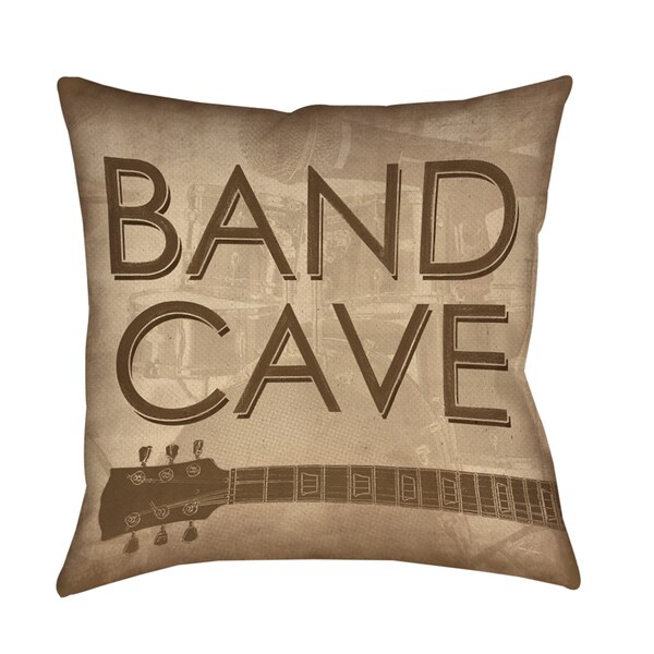 Band Cave Decorative Pillow