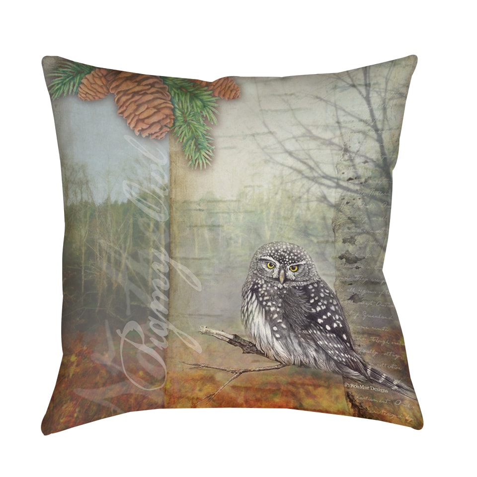 Shop Conifer Lodge Owl Decorative Pillow On Sale Free Shipping