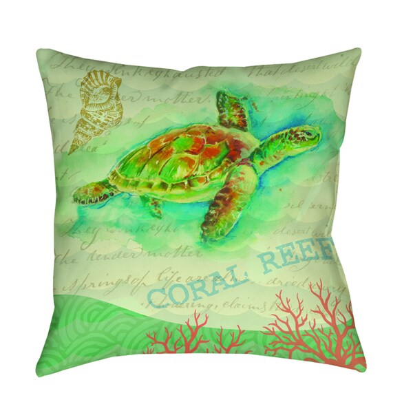 giant sea turtle pillow