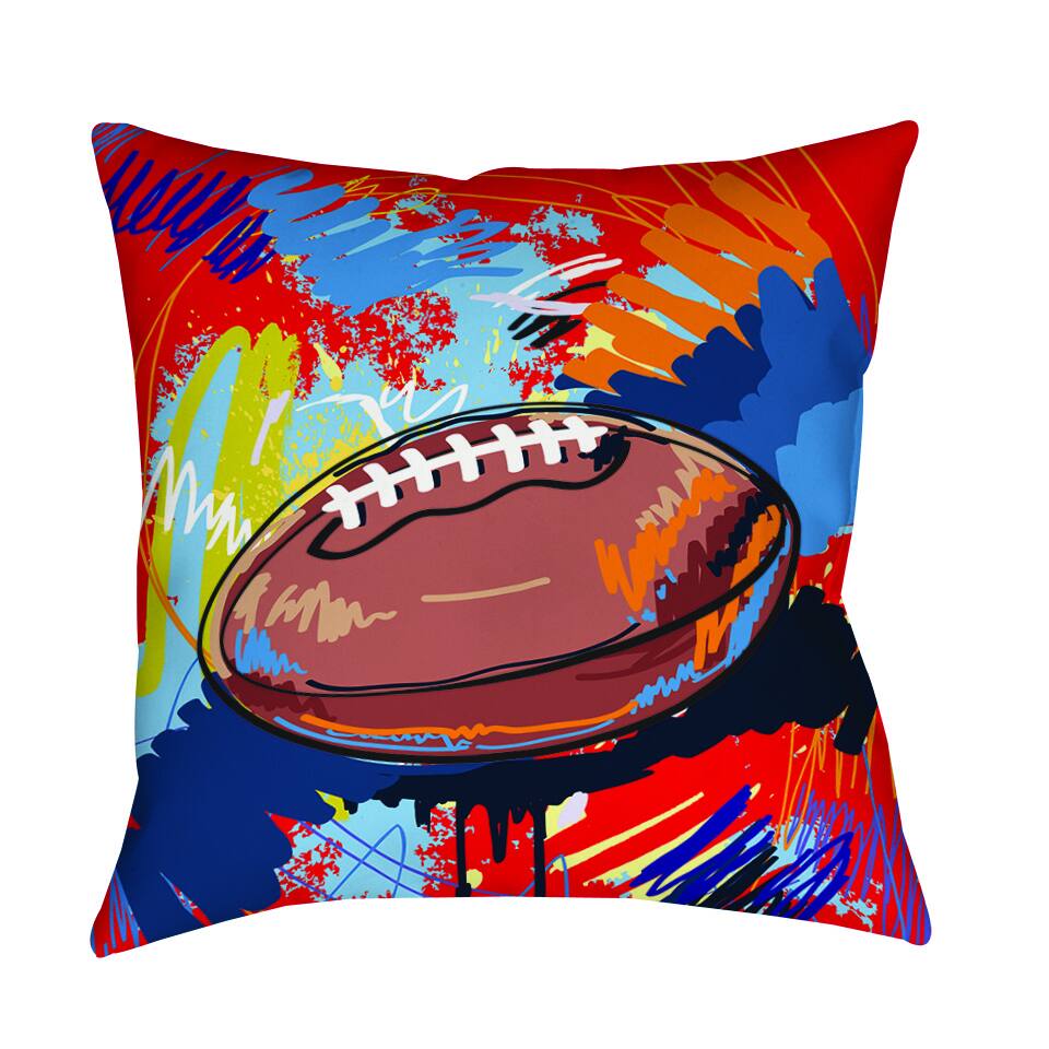 Football Touchdown Decorative Pillow