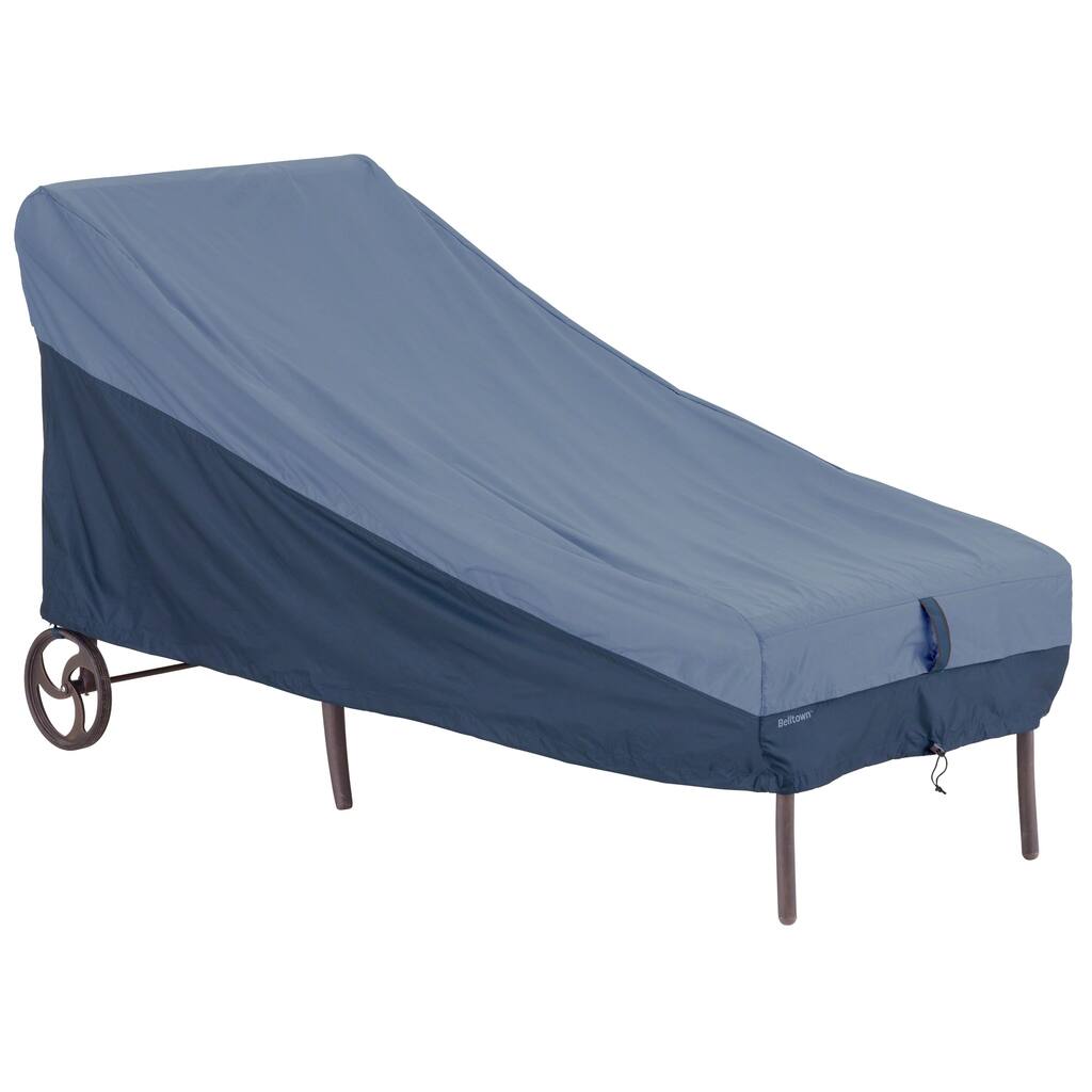 Classic Accessories Belltown Patio Chaise Blue Cover