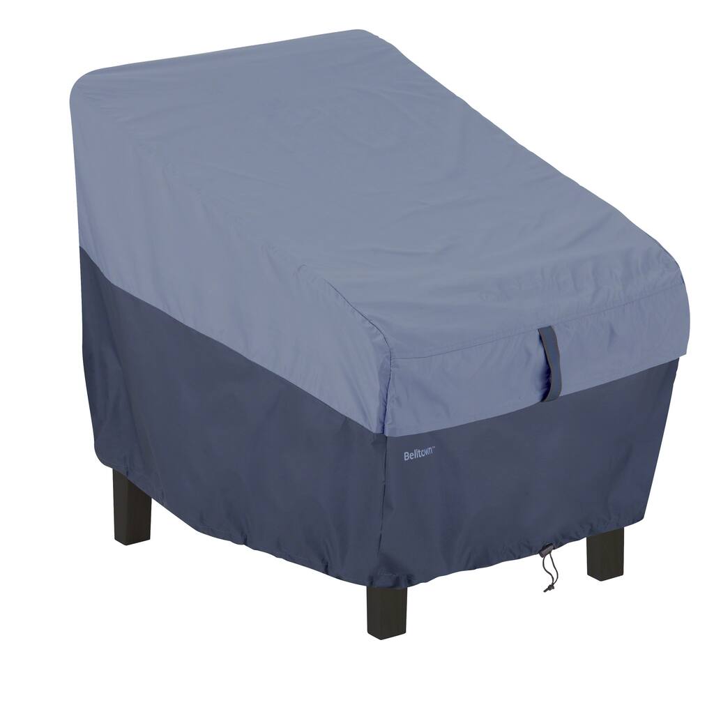 Classic Accessories Belltown Patio Chair Blue Cover