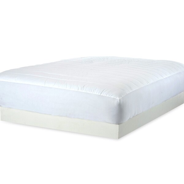Cloud White Down Alternative 300 Thread Count Mattress Pad