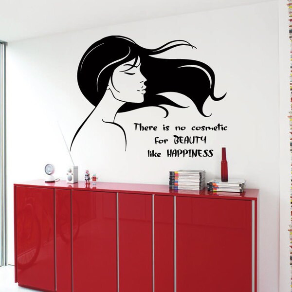Salon Wall Art beauty quote beauty salon sticker vinyl wall art - free shipping Salon Wall Art beauty quote beauty salon sticker vinyl wall art - free shipping