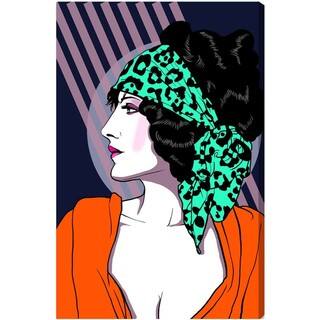 Oliver Gal '80s Rocker Gal' Fashion and Glam Wall Art Canvas Print