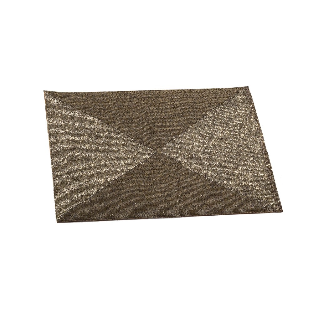 Saro Lifestyle Beaded Design Placemats (Set of 4)