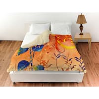 The Curated Nomad Ganador Daisy Hum Dark Duvet Cover - Bed Bath 