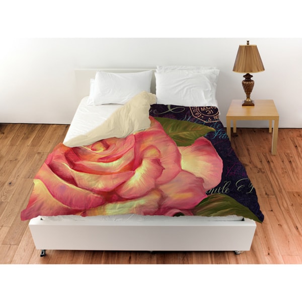 Paris Menu Duvet Cover