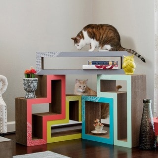 KATRIS Cat Scratcher System & Blocks | Cat Tree Condo Furniture Shelves | Different Covers & Styles