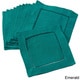 preview thumbnail 3 of 43, Hemstitched Linen Blend Cocktail Napkins (Set of 12)