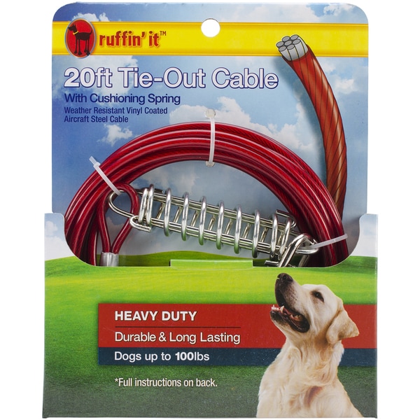 20 ft dog tie out