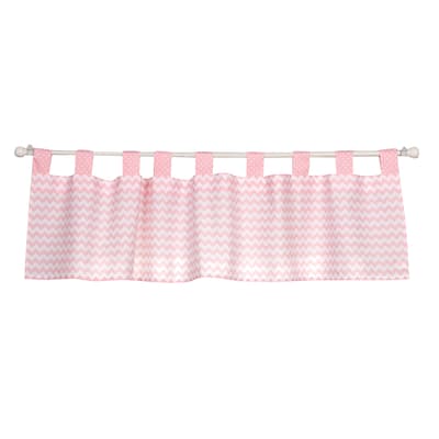 Trend Lab Pink Sky Window Curtain Valance