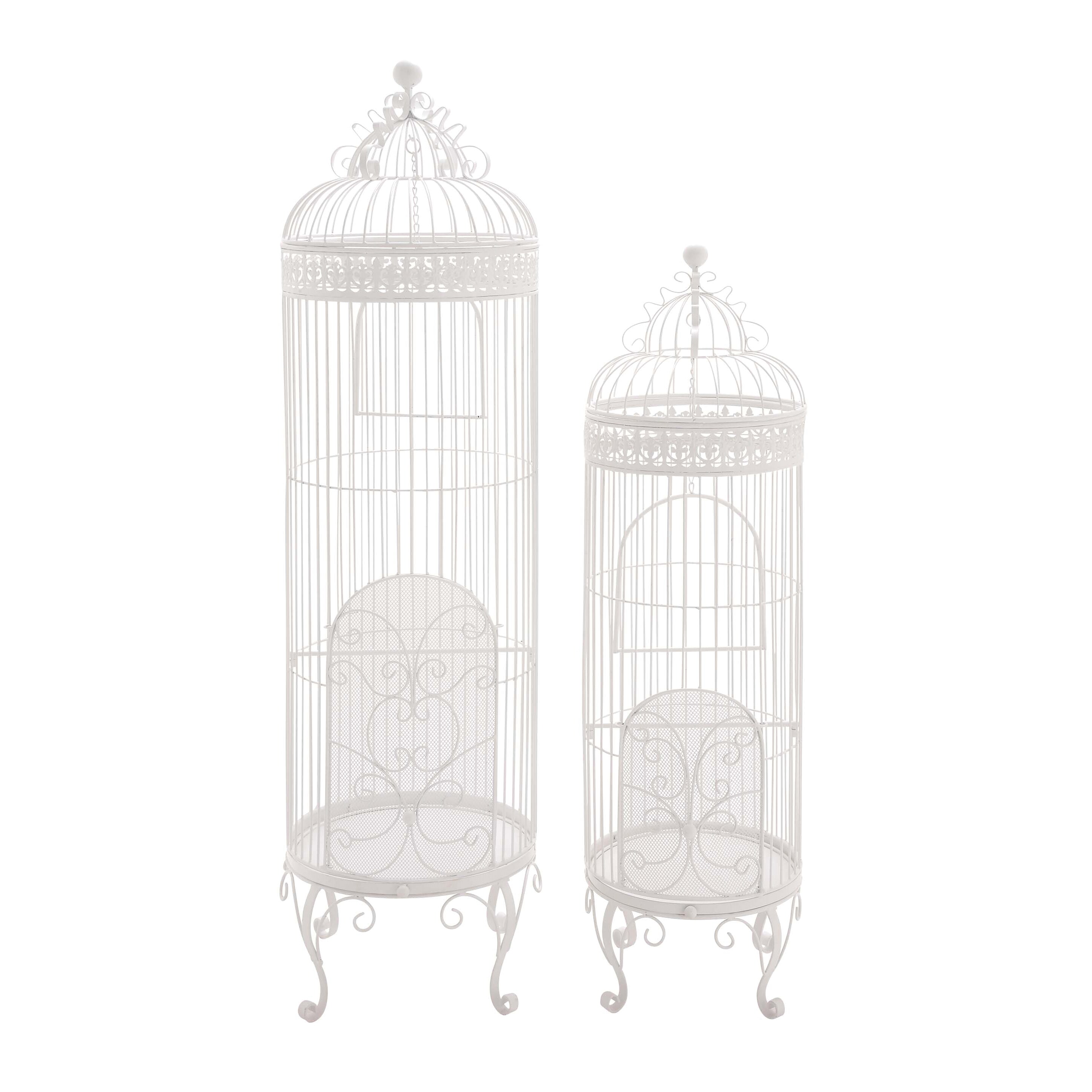 scrollwork bird cage