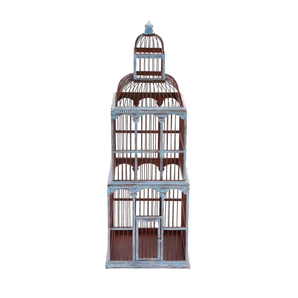 44-inch Wooden Bird Cage