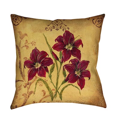 Crimson III Indoor/ Outdoor Pillow