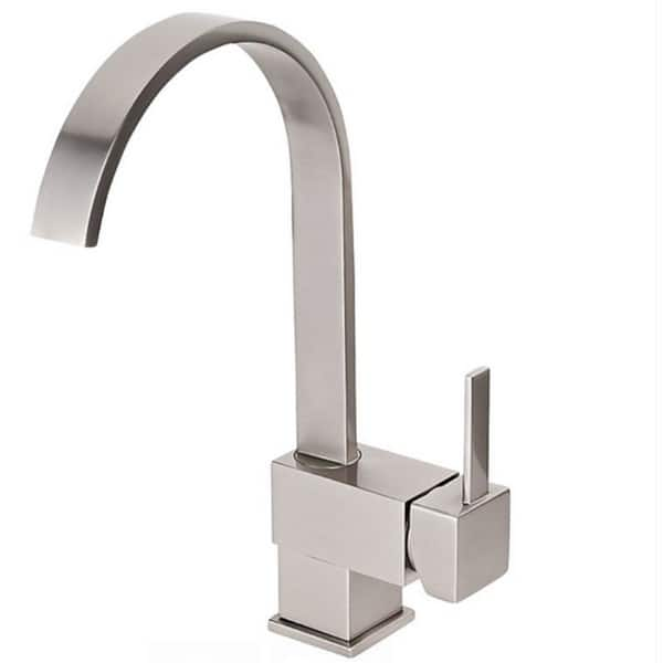 Shop Starstar Brushed Nickel Kitchen Tap Faucet Square Handle