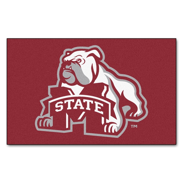 Fanmats Machine Made Mississippi State University Red Nylon Ulti Mat