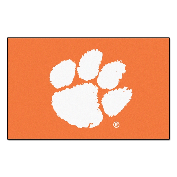 Fanmats Machine Made Clemson University Orange Nylon Ulti Mat (5 x 8