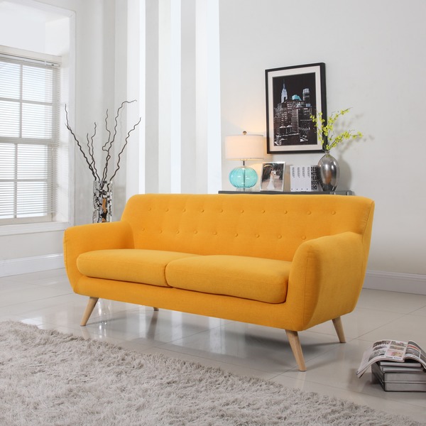 shop mid century modern sofa living room furniture - assorted colors