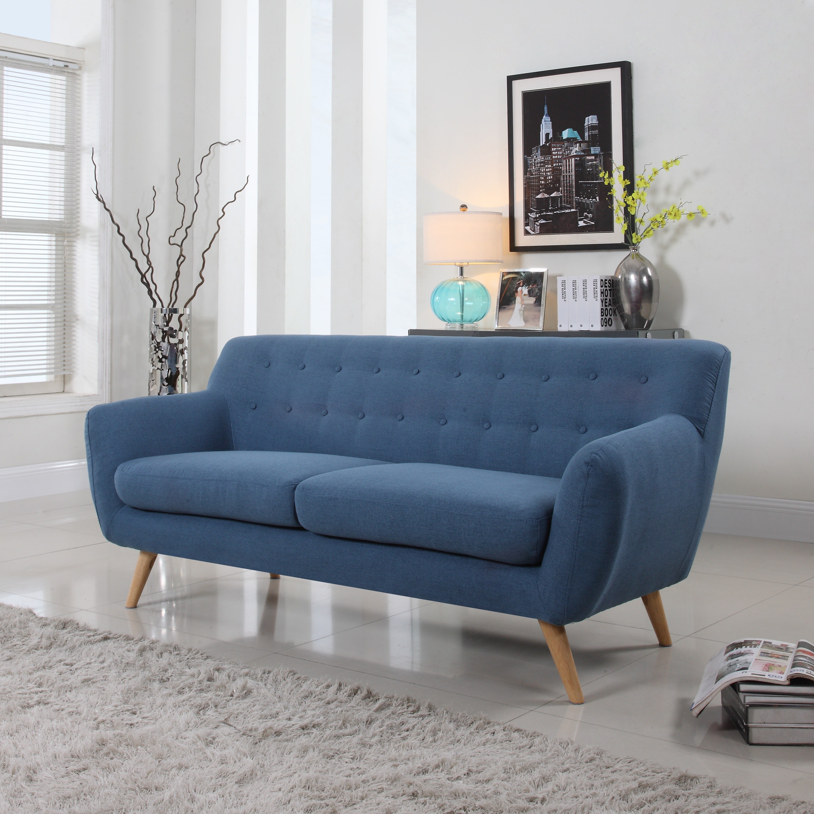 Shop Mid Century Modern Sofa Living Room Furniture Assorted