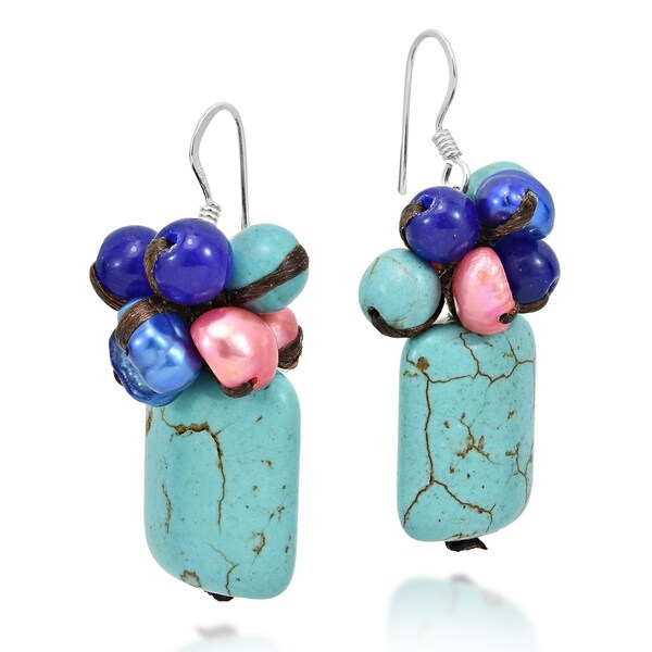 turquoise sterling earrings